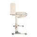 Комплект Anatomica Genius парта + кресло + надстройка + выдвижной ящик + подставка для книг клен/серый с серым креслом Armata Duos