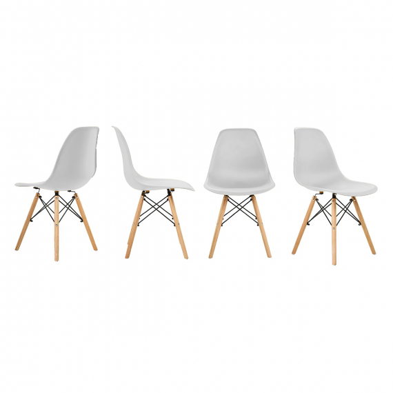 Кухонные стулья Ergozen Eames DSW Pro (4 шт комплект) серый