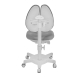 Комплект Anatomica Genius парта + кресло + надстройка + выдвижной ящик + подставка для книг клен/серый с серым креслом Armata Duos